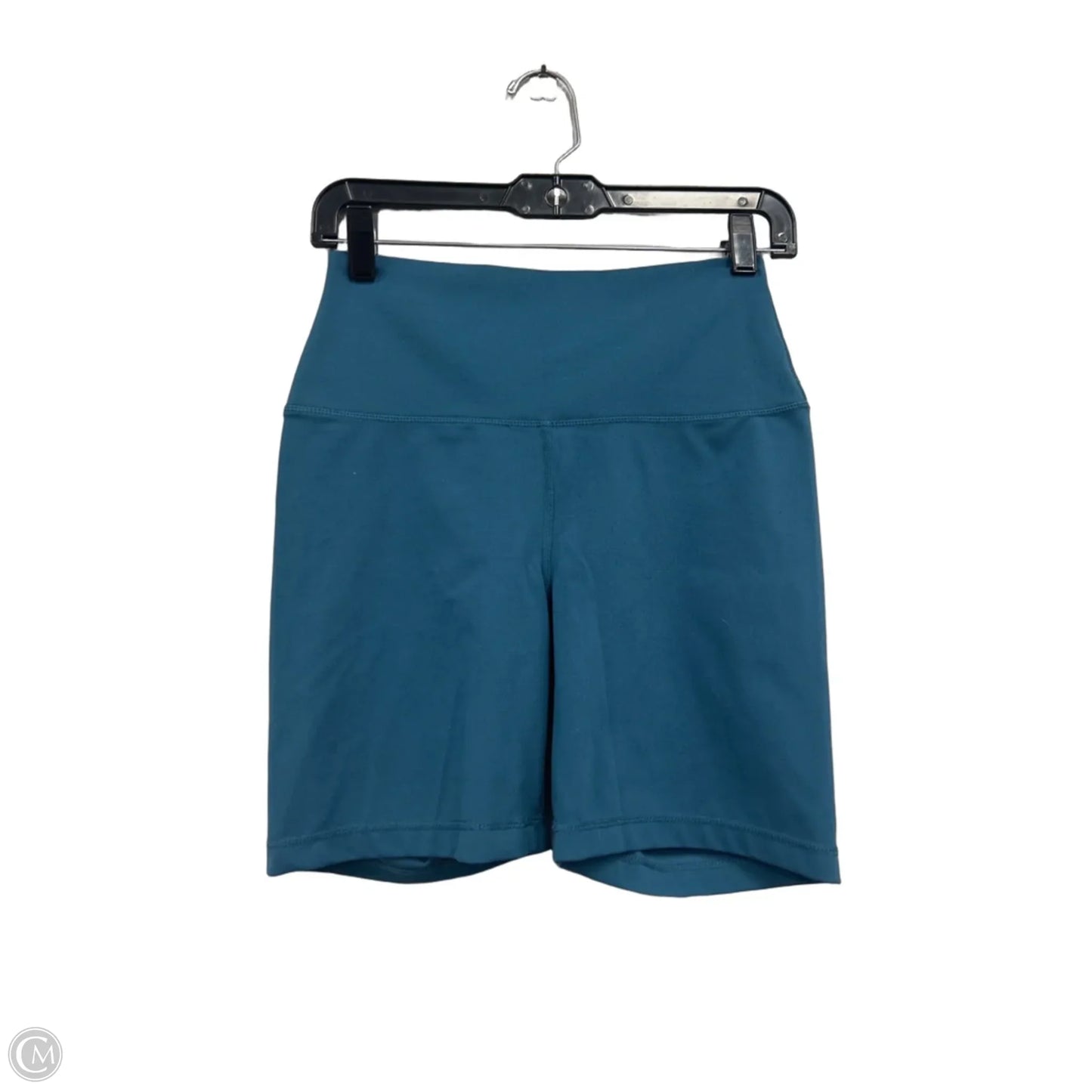 Athletic Shorts By Yogalicious In Teal, Size: L