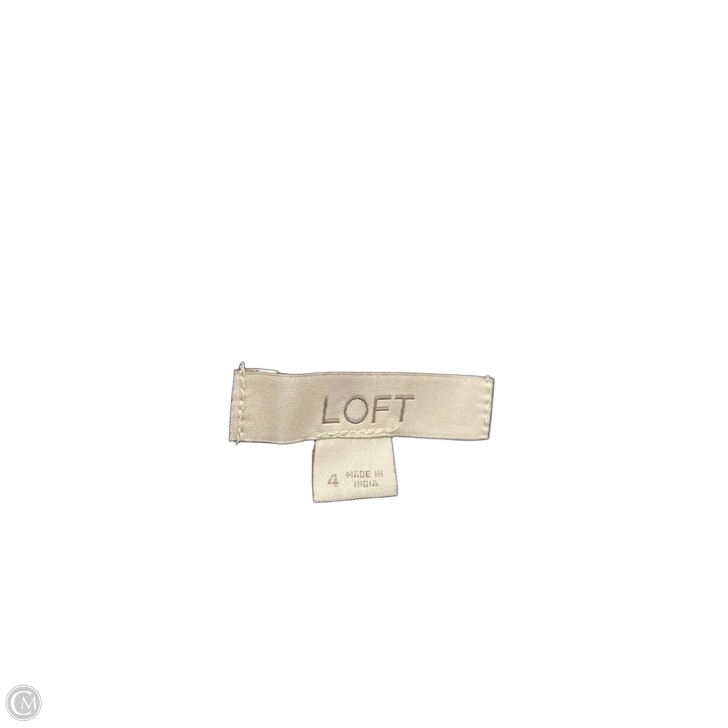 Skirt Mini & Short By Loft In Blue & White, Size: 4