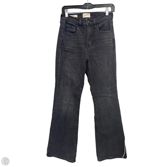Jeans Flared By Universal Thread In Black Denim, Size: 0