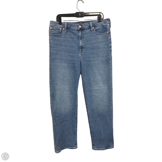 Jeans Straight By J. Crew In Animal Print, Size: 14