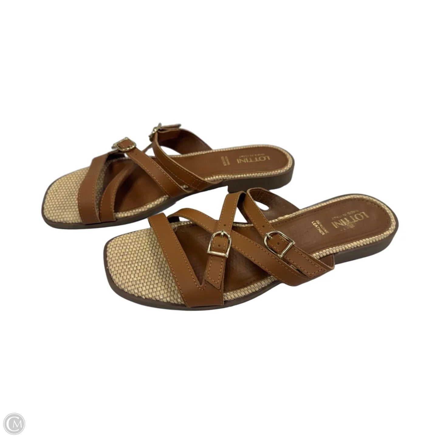 Sandals Flats By Cmc In Brown, Size: 9