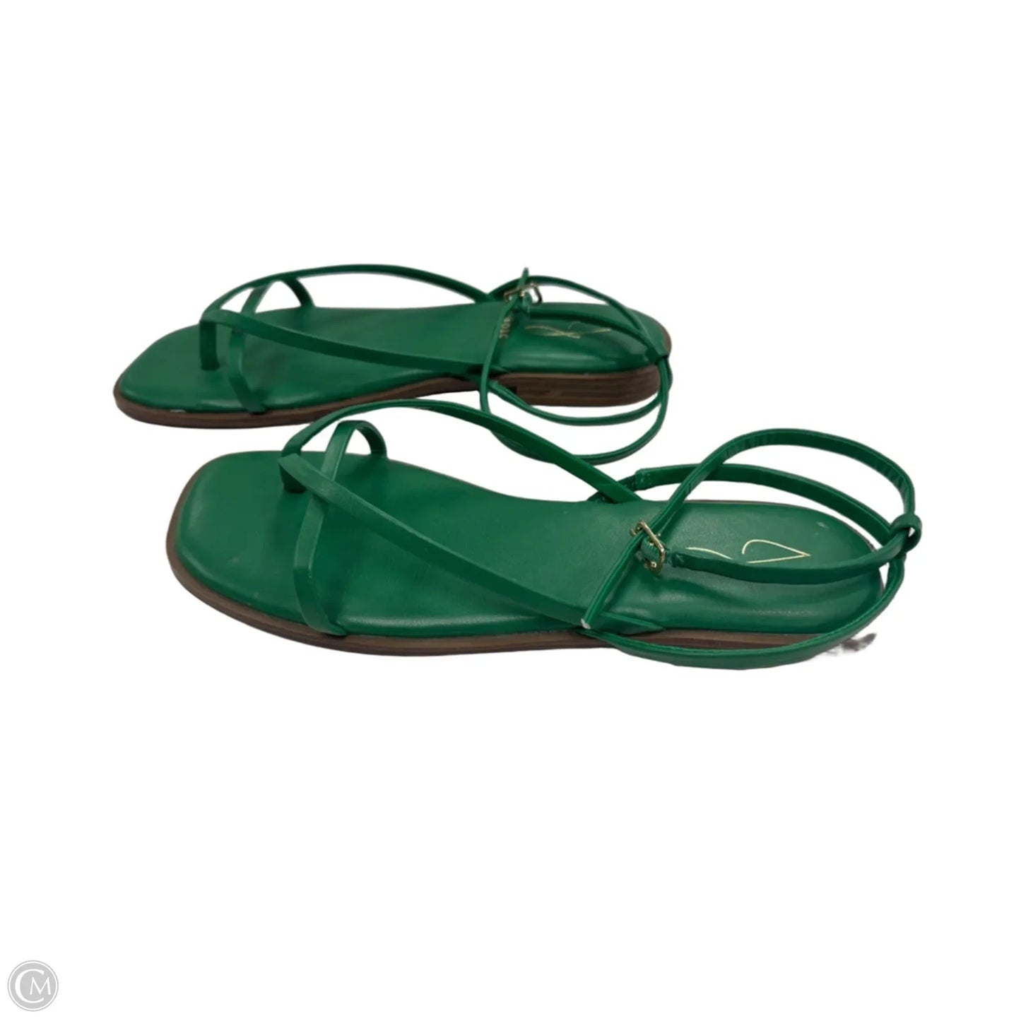 Sandals Flats By Joie In Green, Size: 9