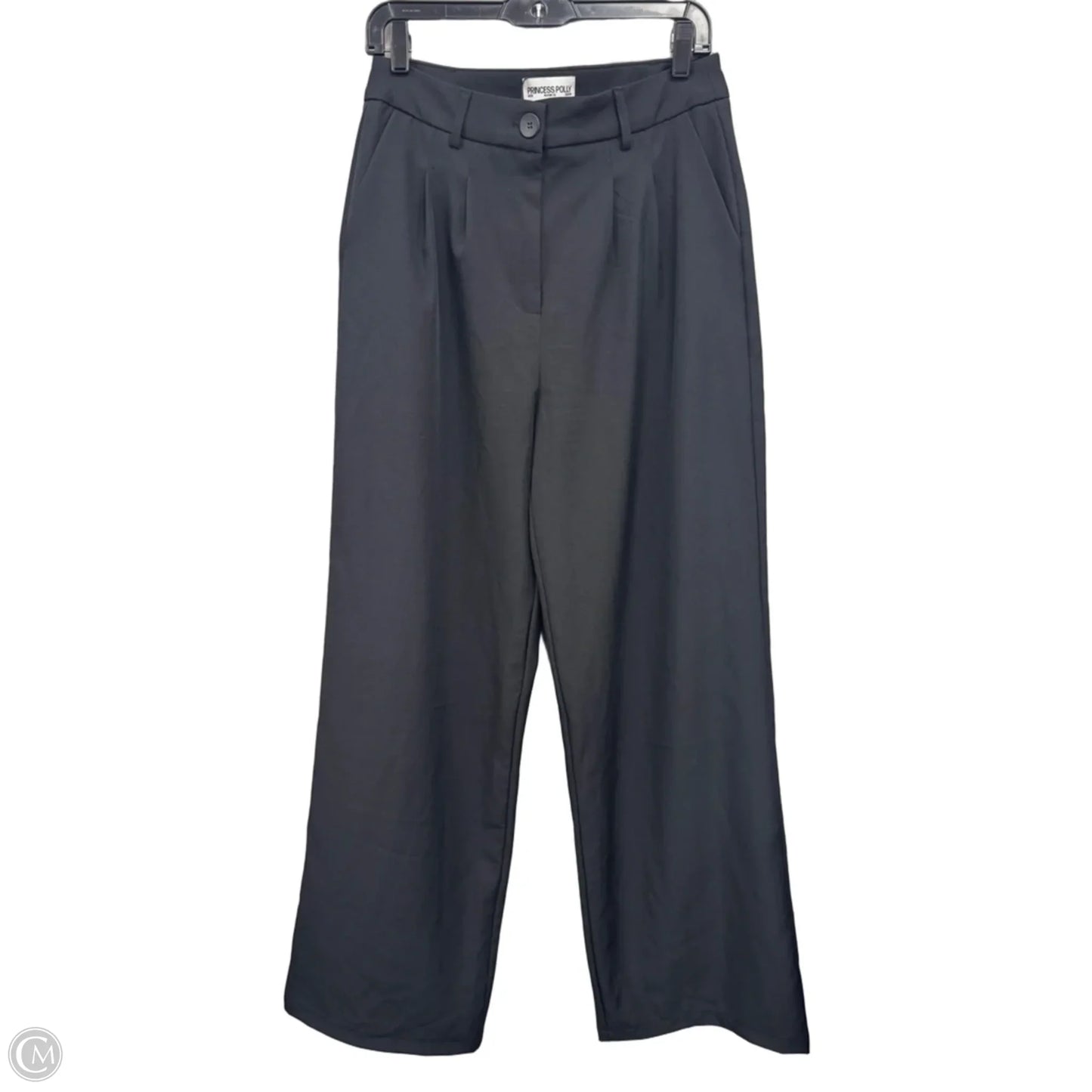 Pants Wide Leg By Princess Polly In Black, Size: 8