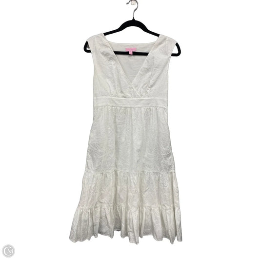 Dress Designer By Lilly Pulitzer In White, Size: 4