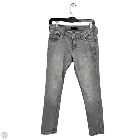 Jeans Boyfriend By Banana Republic In Grey Denim, Size: 0