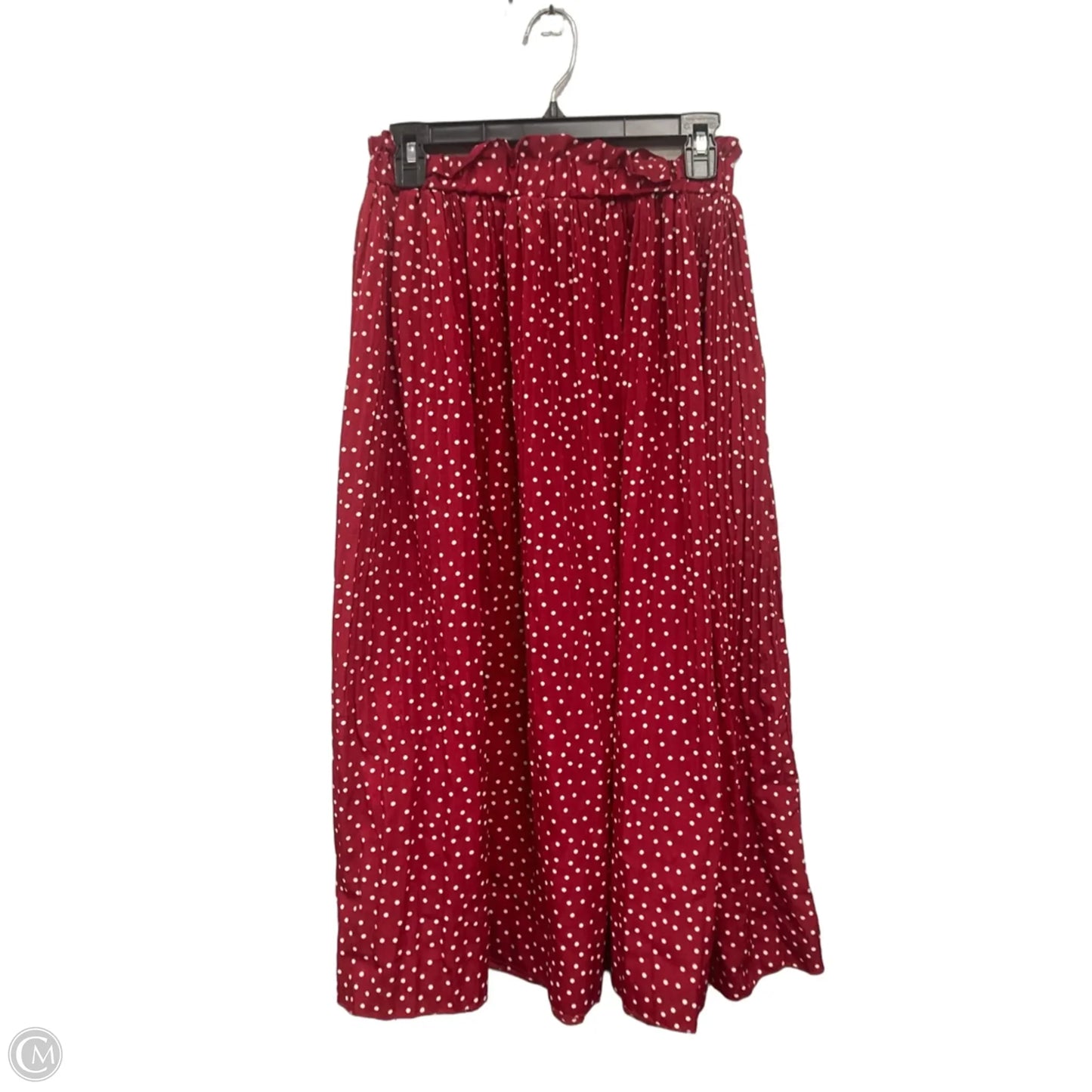 Skirt Maxi By Exlura In Red & White, Size: M