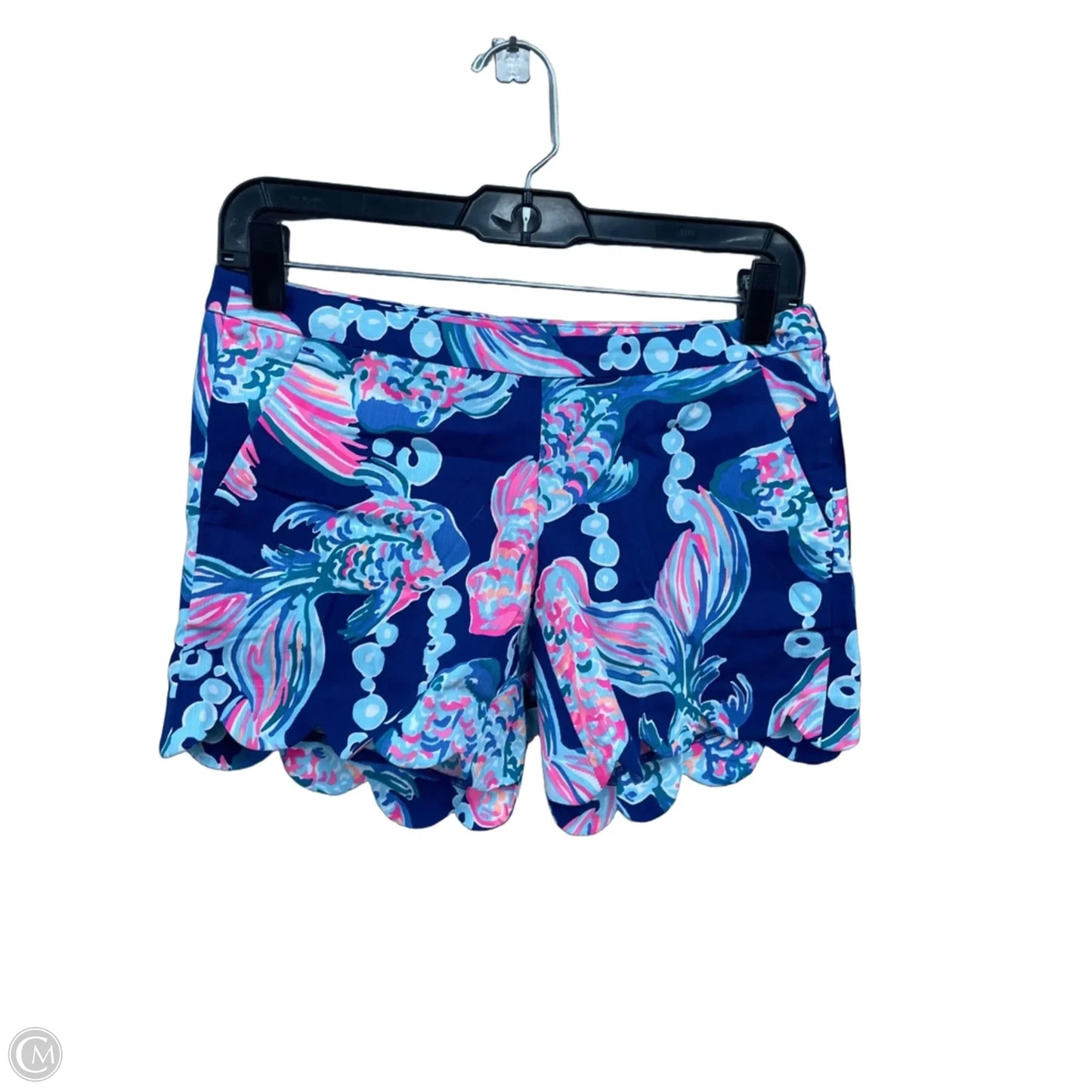 Shorts Designer By Lilly Pulitzer In Blue & Pink, Size: 0p