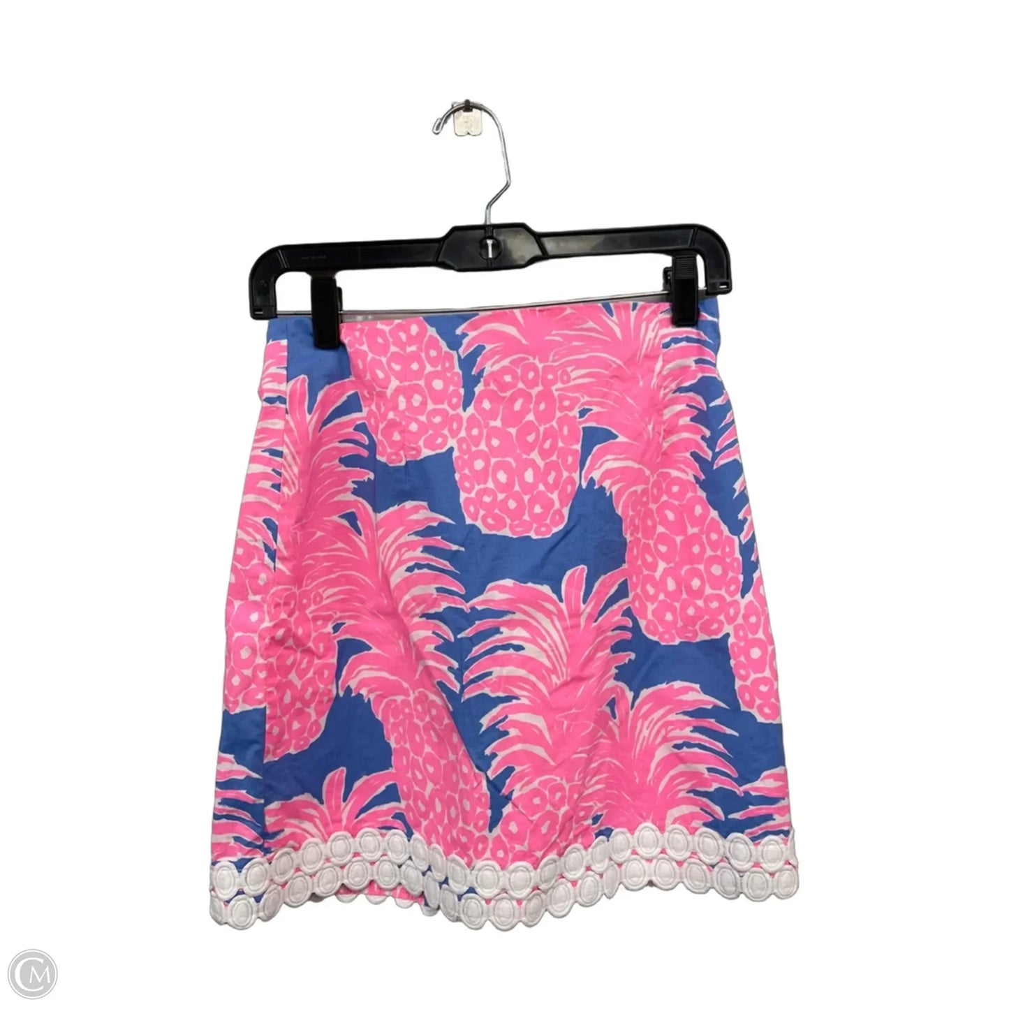 Skirt Designer By Lilly Pulitzer In Blue & Pink, Size: 0
