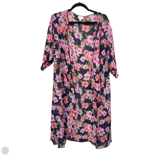 Kimono By Lularoe In Blue & Pink, Size: M