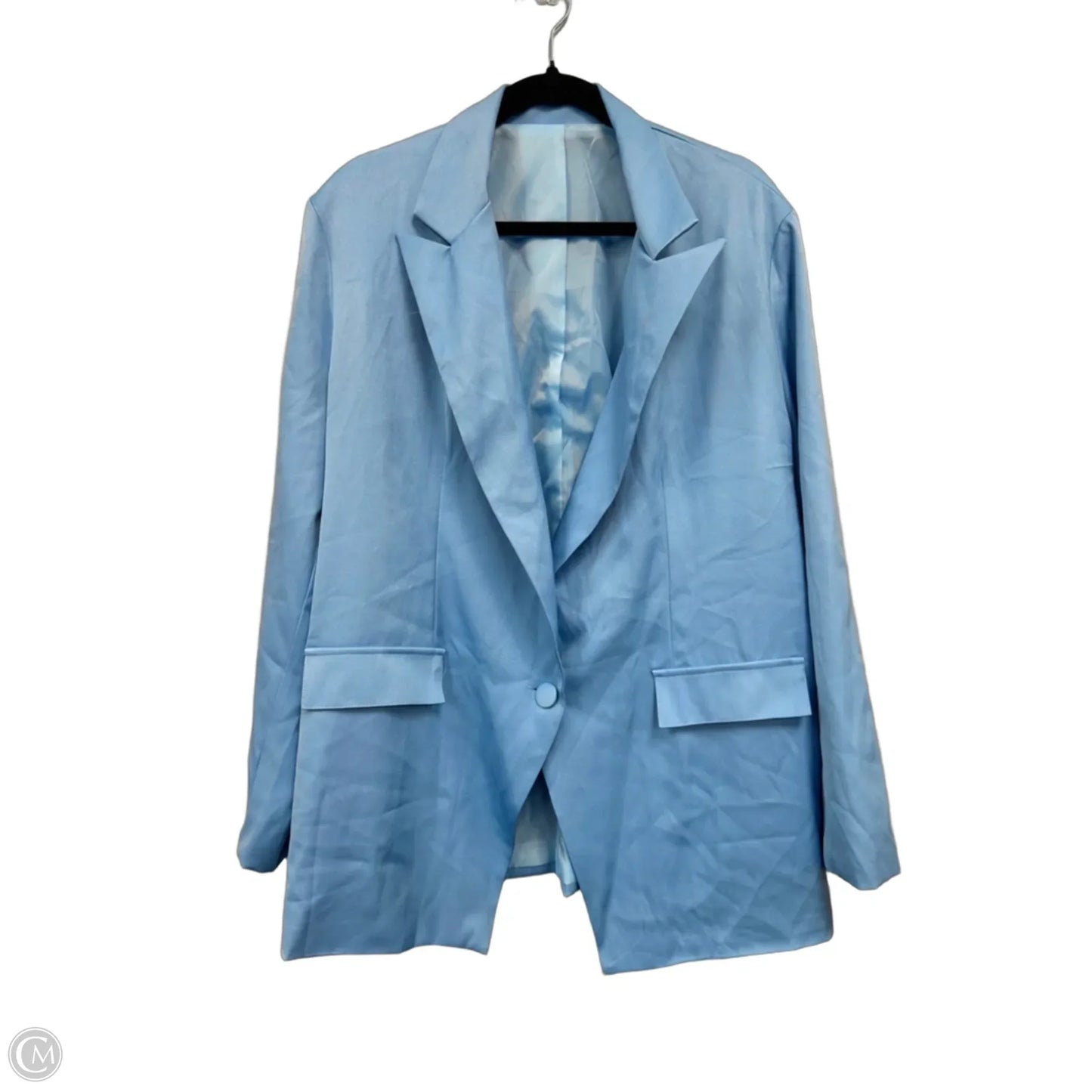 Skirt Suit 2pc By Cme In Blue, Size: 2x