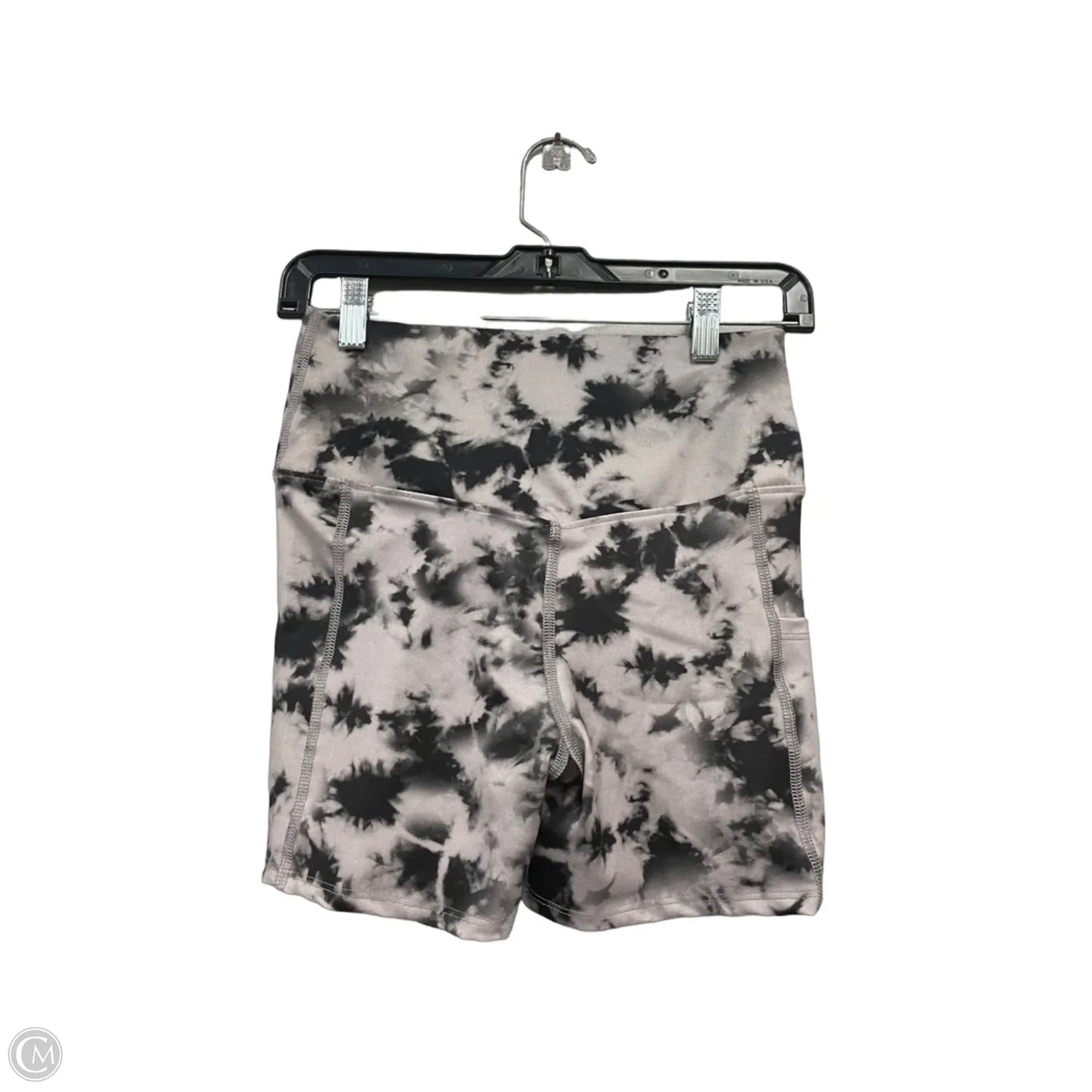 Athletic Shorts By Evolution In Black & Grey, Size: M