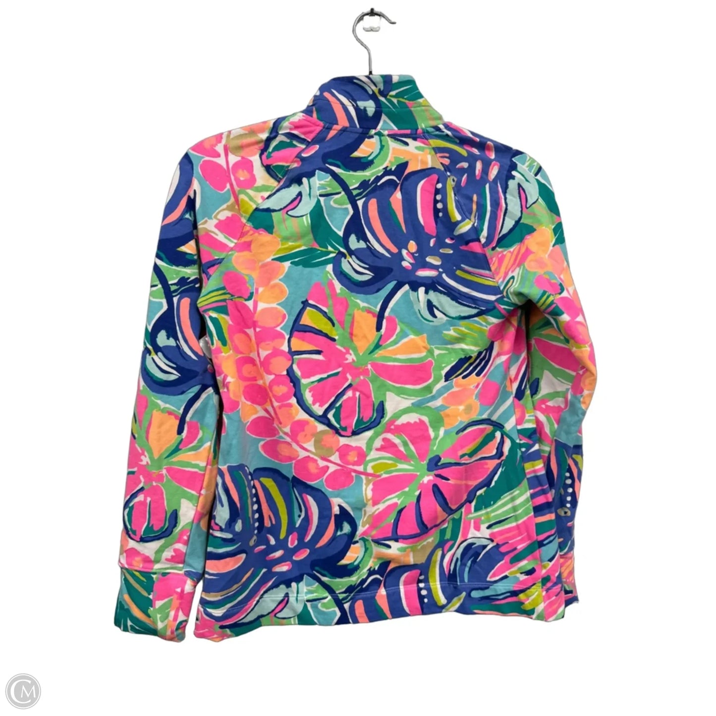 Jacket Designer By Lilly Pulitzer In Blue & Pink, Size: Xs