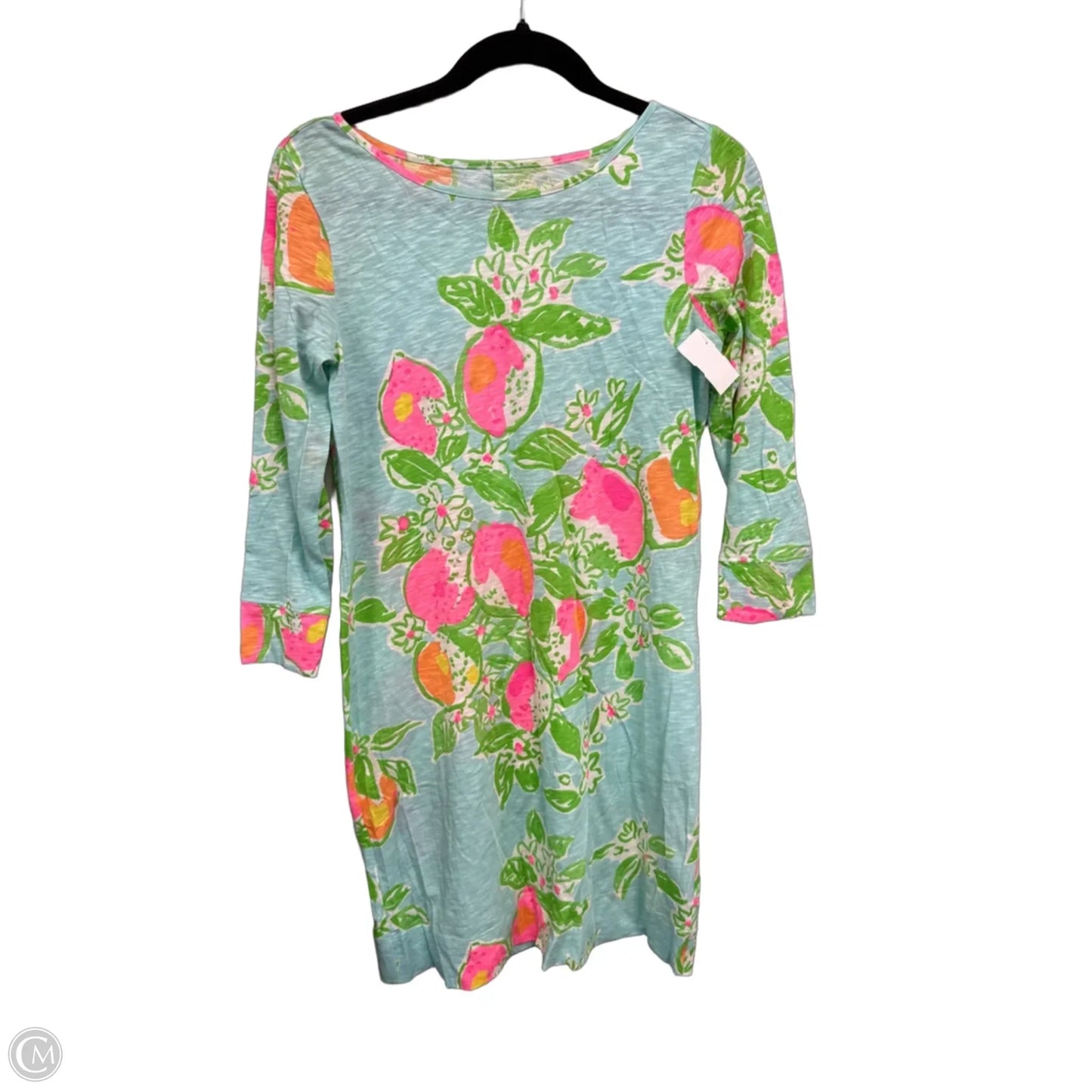Dress Designer By Lilly Pulitzer In Green & Pink, Size: S