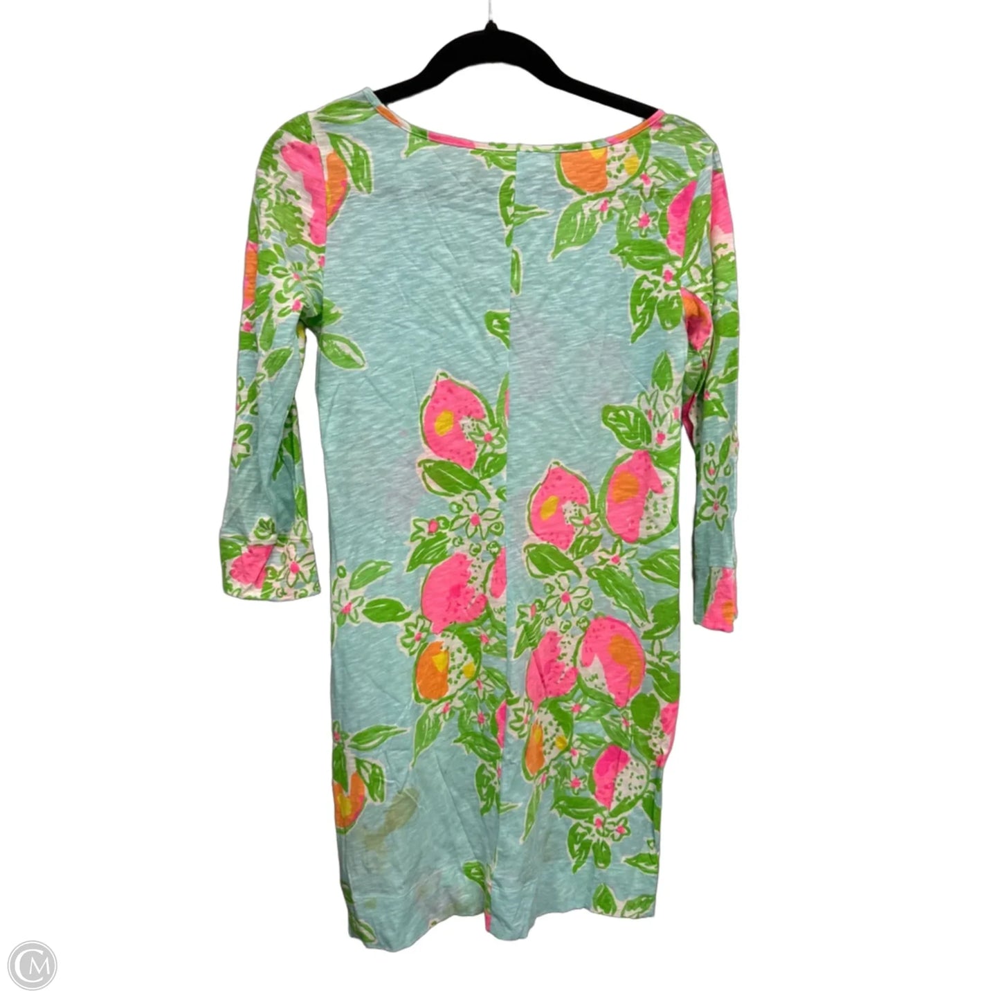 Dress Designer By Lilly Pulitzer In Green & Pink, Size: S