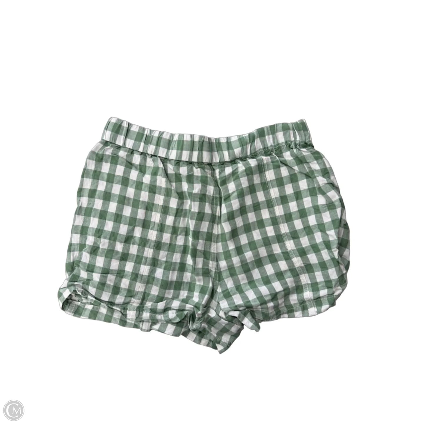 Shorts Set By Madewell In Green & White, Size: S