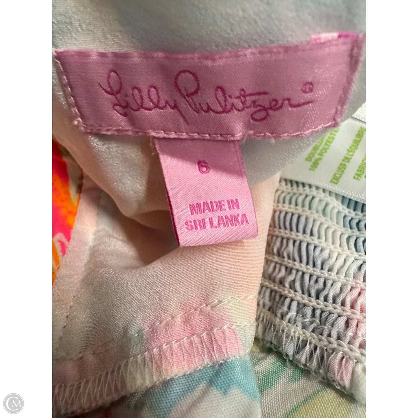 2 Piece Skirt Set Designer By Lilly Pulitzer In Blue & Pink, Size: 6