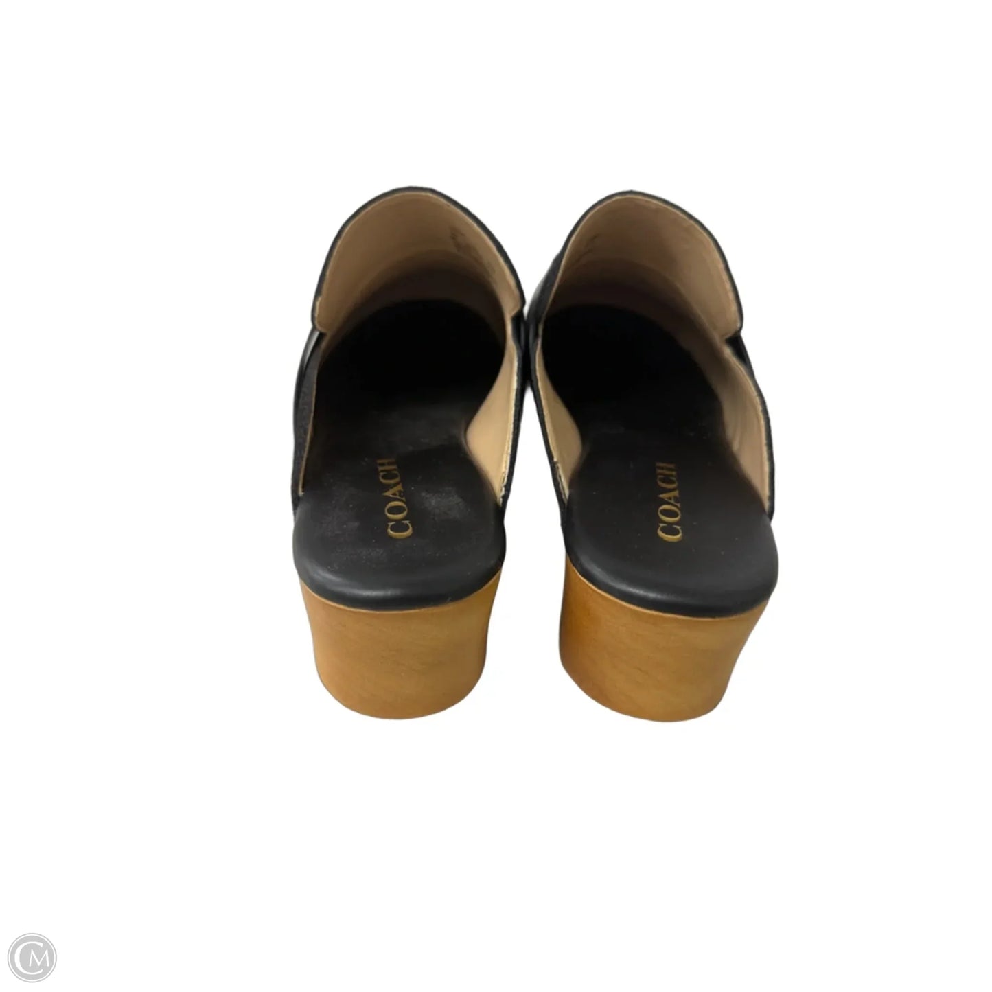 Shoes Designer By Coach In Black, Size: 9