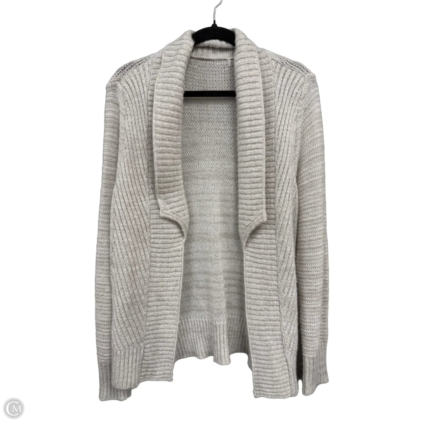 Sweater Cardigan By Clothes Mentor In Grey, Size: L
