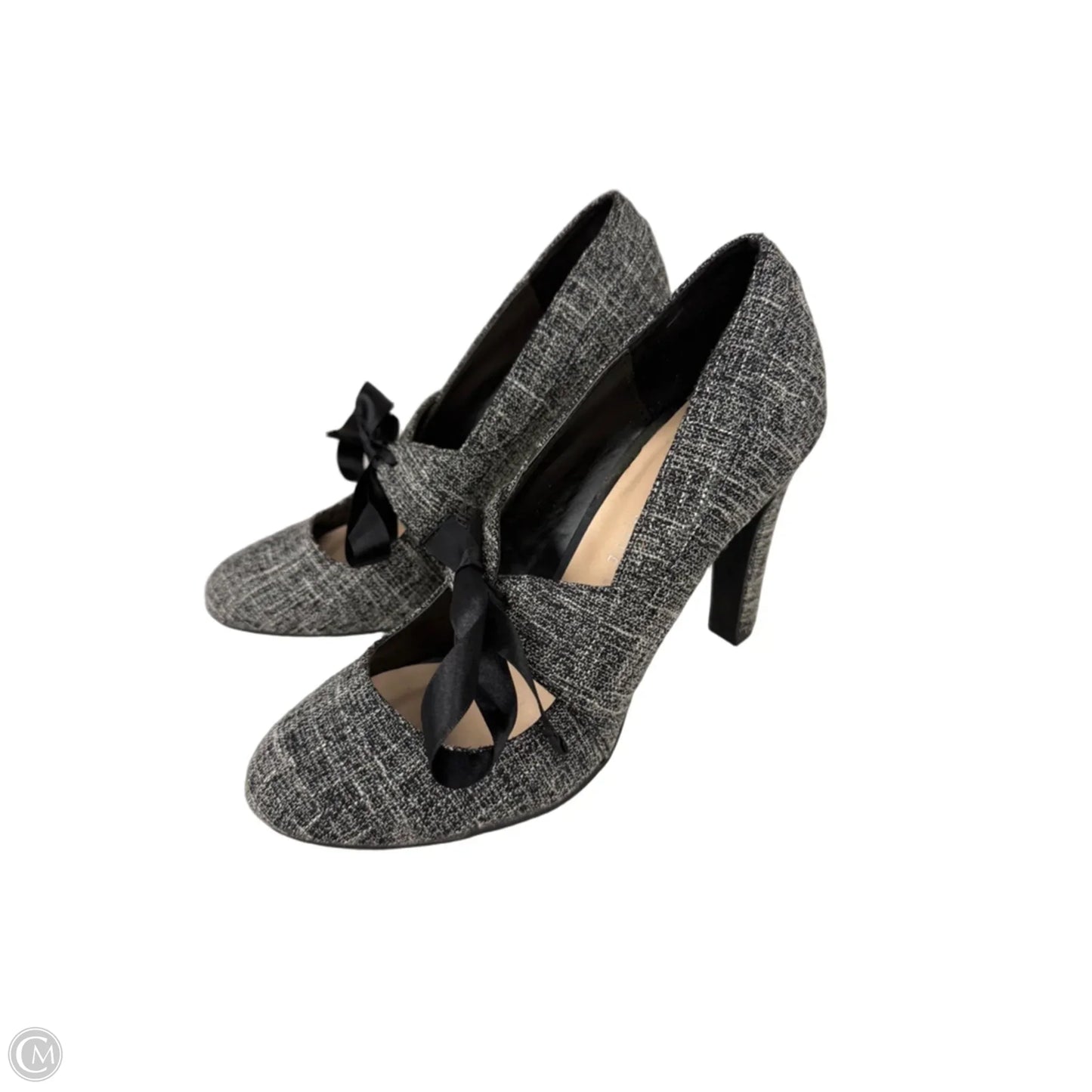 Shoes Heels Stiletto By Kelly And Katie In Black & White, Size: 9