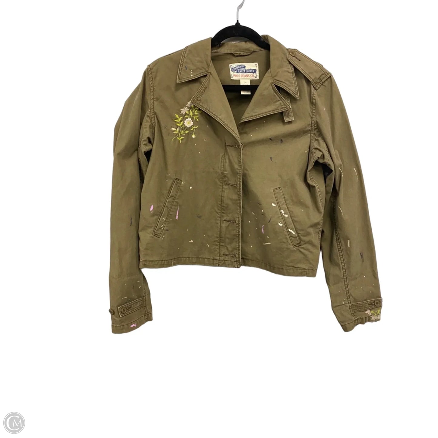 Jacket Utility By Polo Ralph Lauren In Green, Size: L