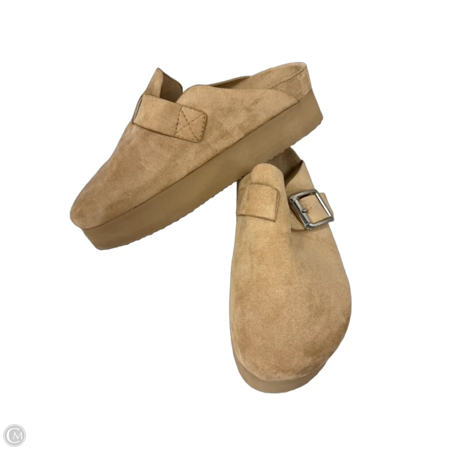 Shoes Heels Platform By Madden Girl In Tan, Size: 11