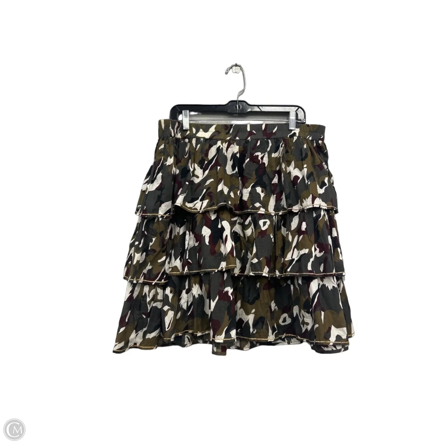 Skirt Mini & Short By Lane Bryant In Green & Grey, Size: Xl