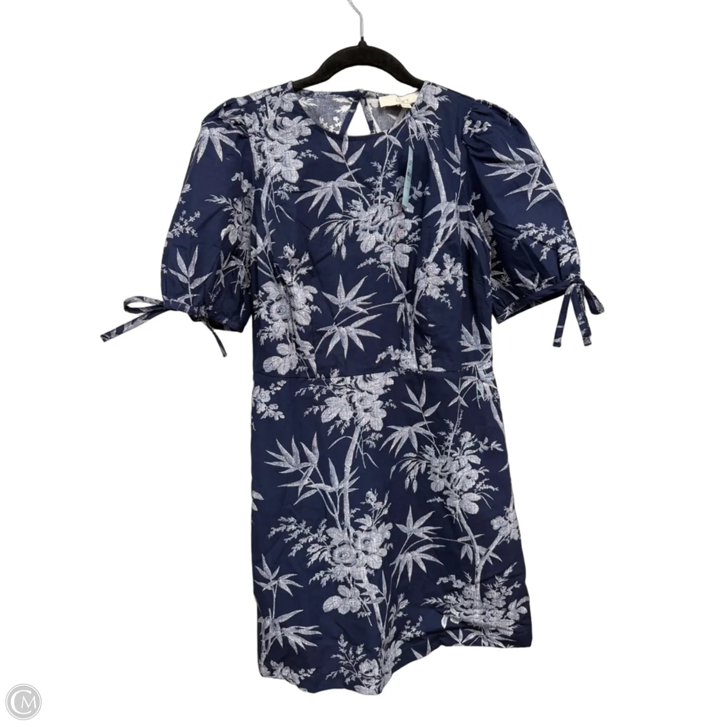 Dress Casual Short By Loft In Blue & White, Size: 4p
