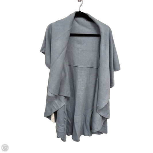 Poncho By Clothes Mentor In Blue, Size: Osfm
