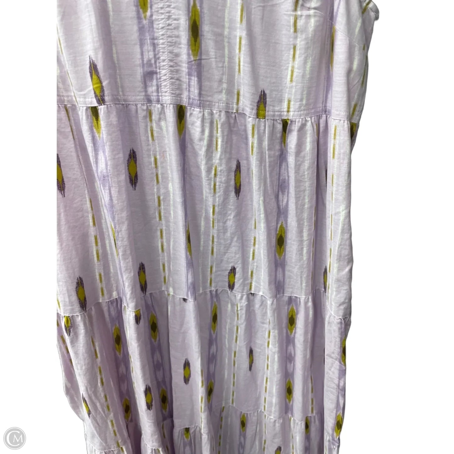 Dress Casual Maxi By Sonoma In Purple & White, Size: L