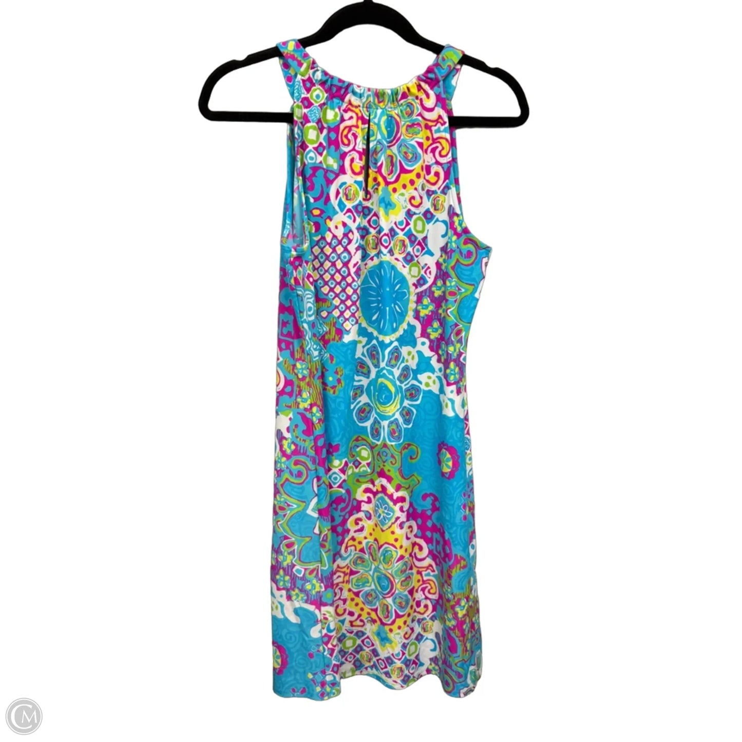Dress Casual Short By Jude Connally In Blue & Pink, Size: M