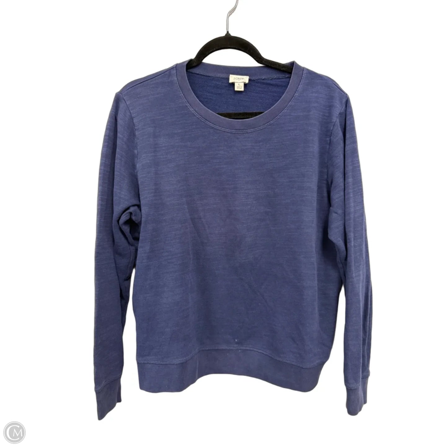 Sweatshirt Crewneck By J. Crew In Navy, Size: L
