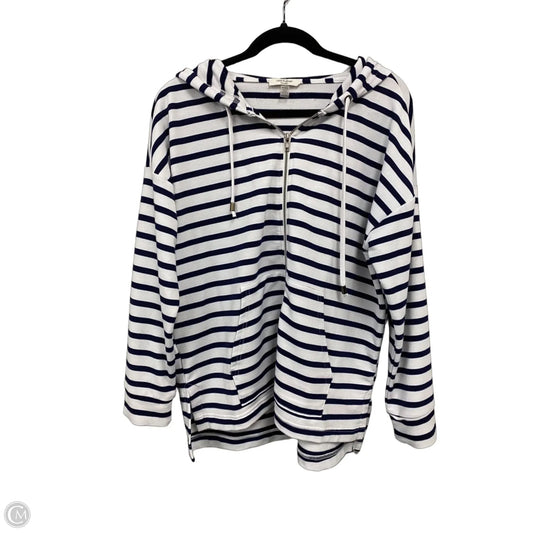 Jacket Other By Cable And Gauge In Blue & White, Size: M