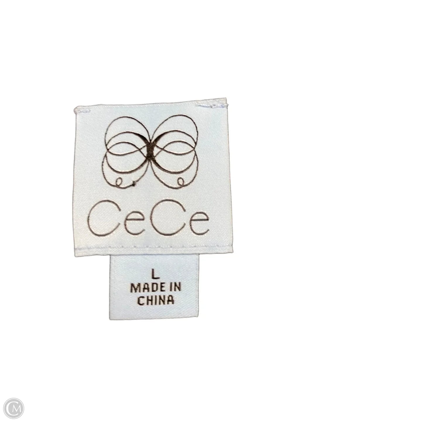 Sweater Short Sleeve By Cece In Grey, Size: L