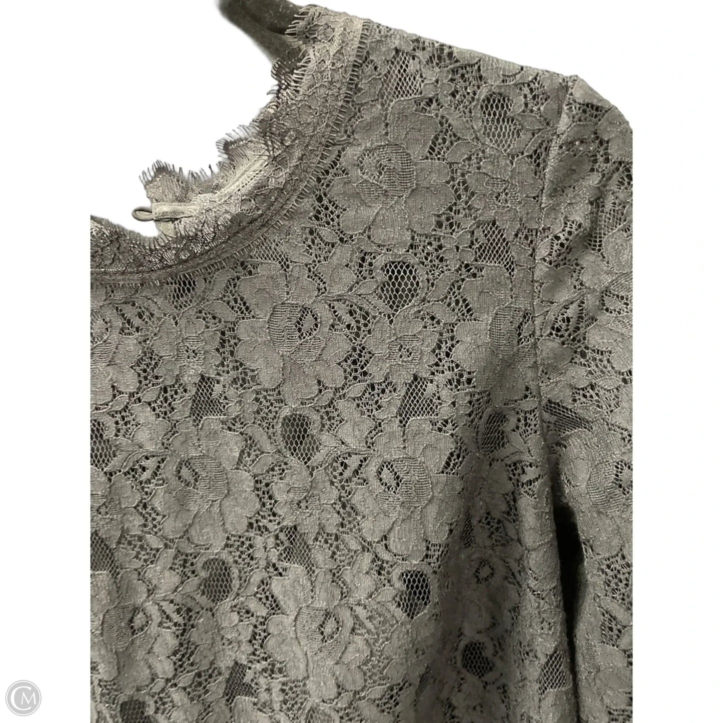 Blouse Long Sleeve By Talbots In Black, Size: 10