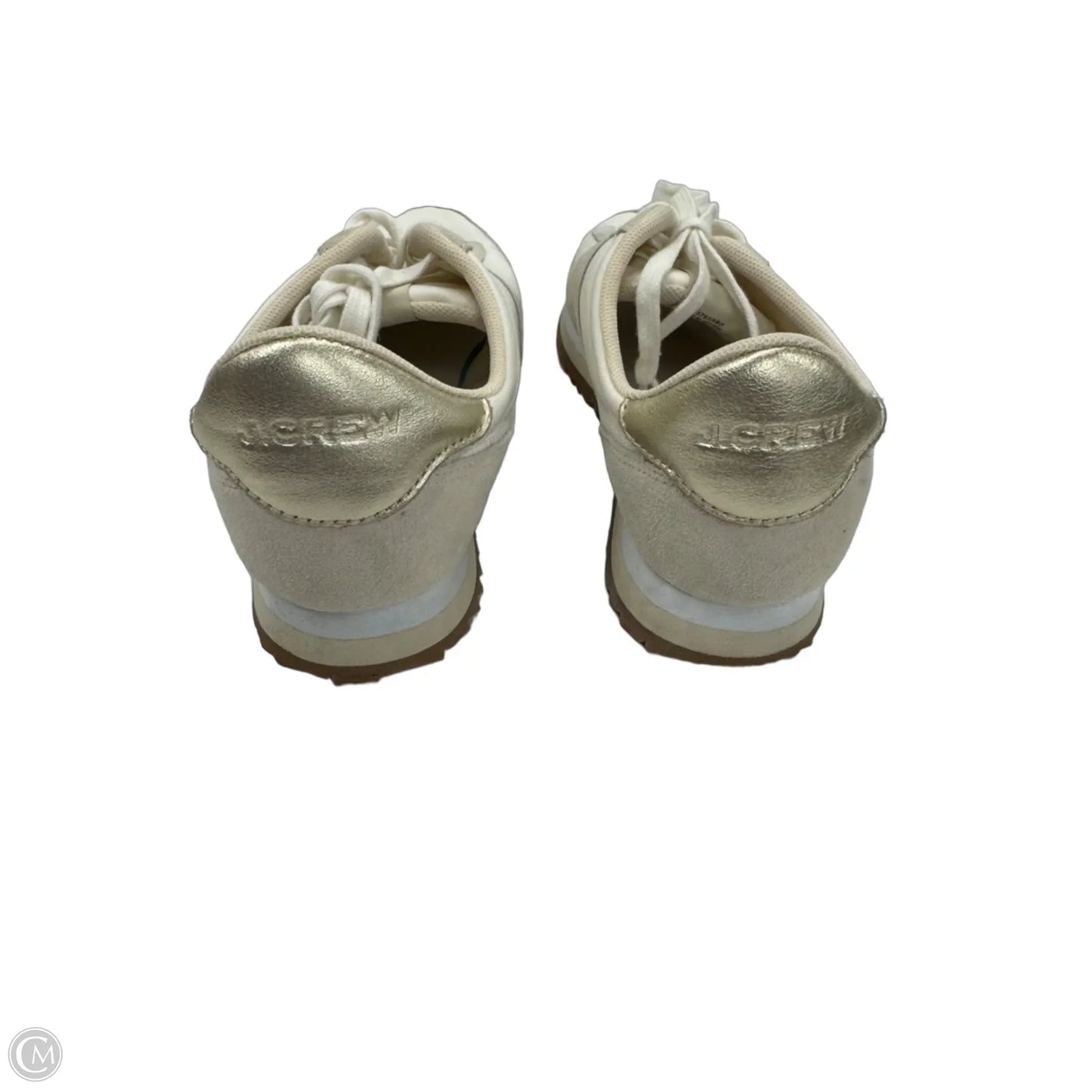 Shoes Sneakers By J. Crew In Gold & White, Size: 8