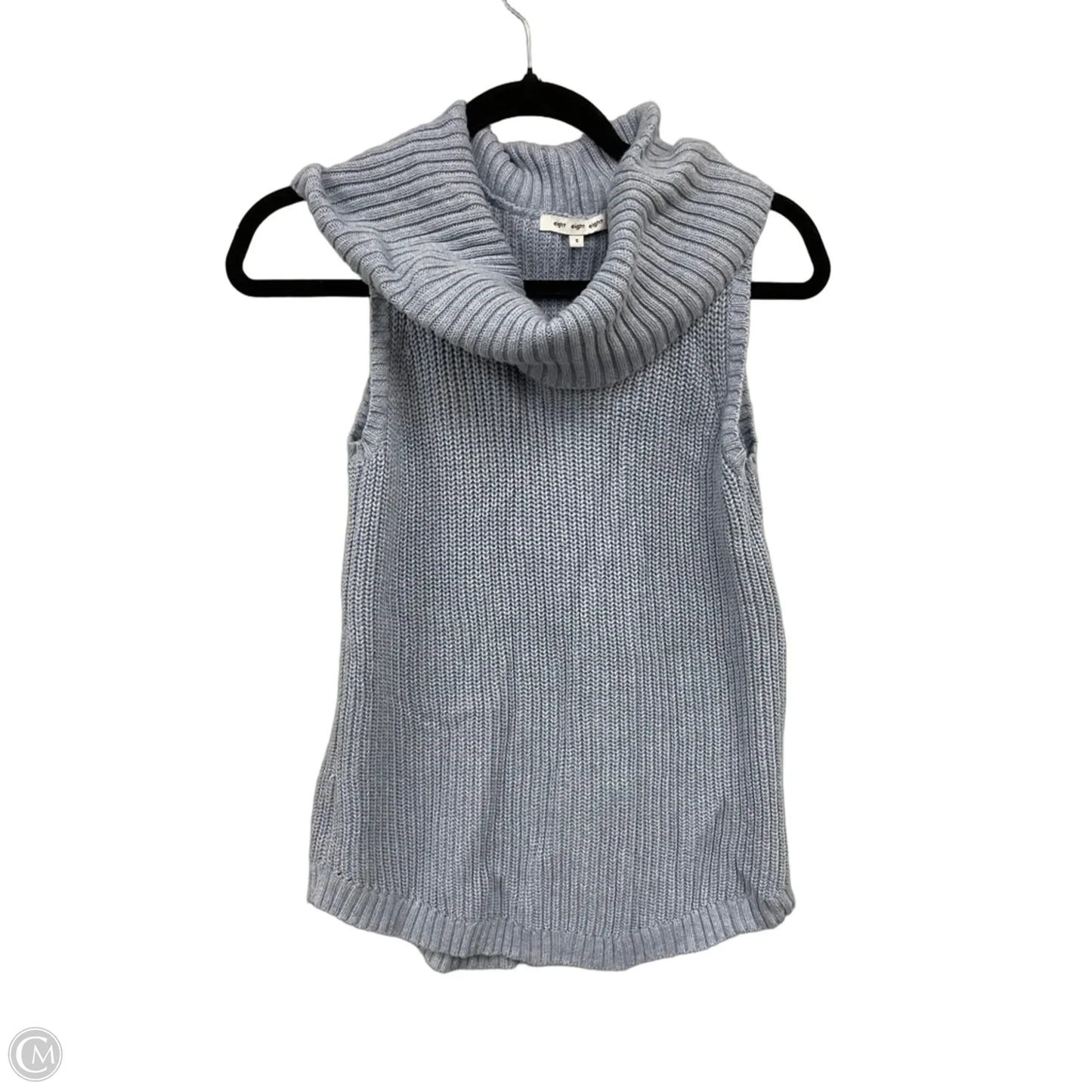 Sweater Short Sleeve By Eight Eight Eight In Blue, Size: S