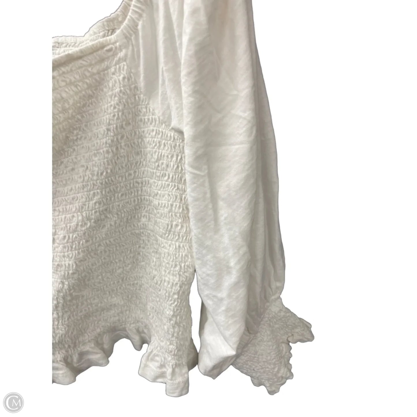 Blouse Long Sleeve By Pilcro In Cream, Size: Xl
