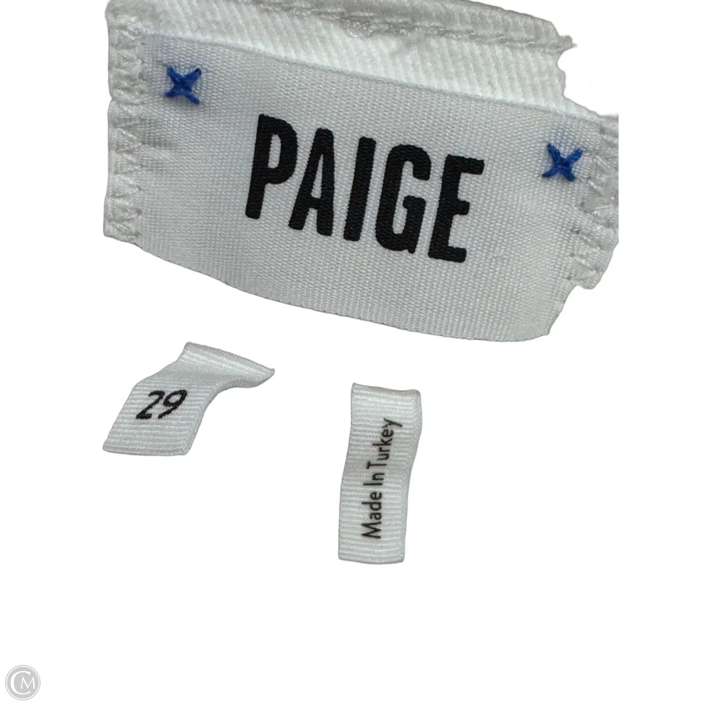 Jeans Skinny By Paige In White, Size: 8