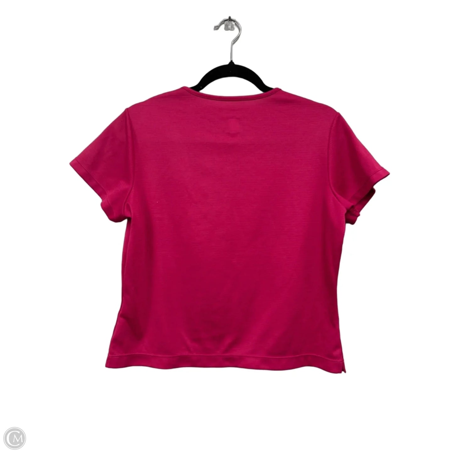 Top Short Sleeve By Moving Comfort Athletic In Pink, Size: M