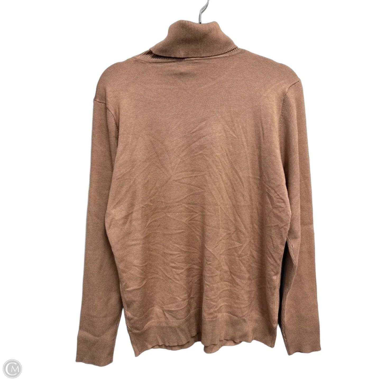 Sweater By Calvin Klein In Tan, Size: Xl