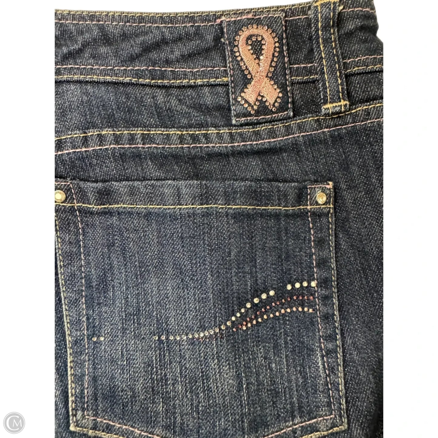 Jeans Straight By White House Black Market In Blue Denim, Size: 6