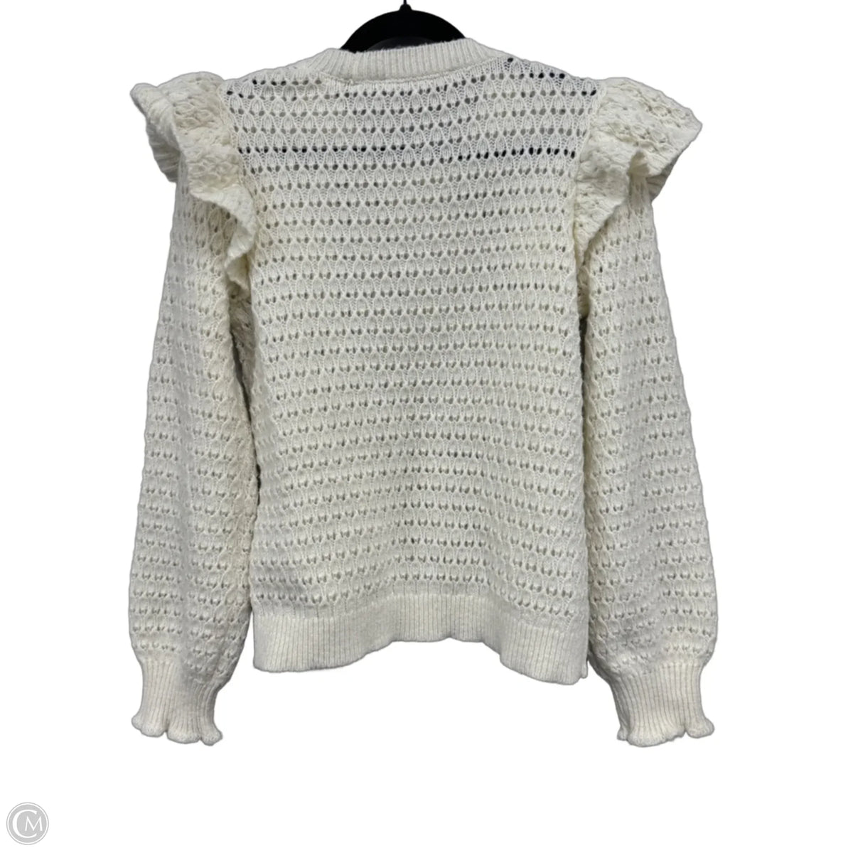 Sweater By Loft In Cream, Size: L