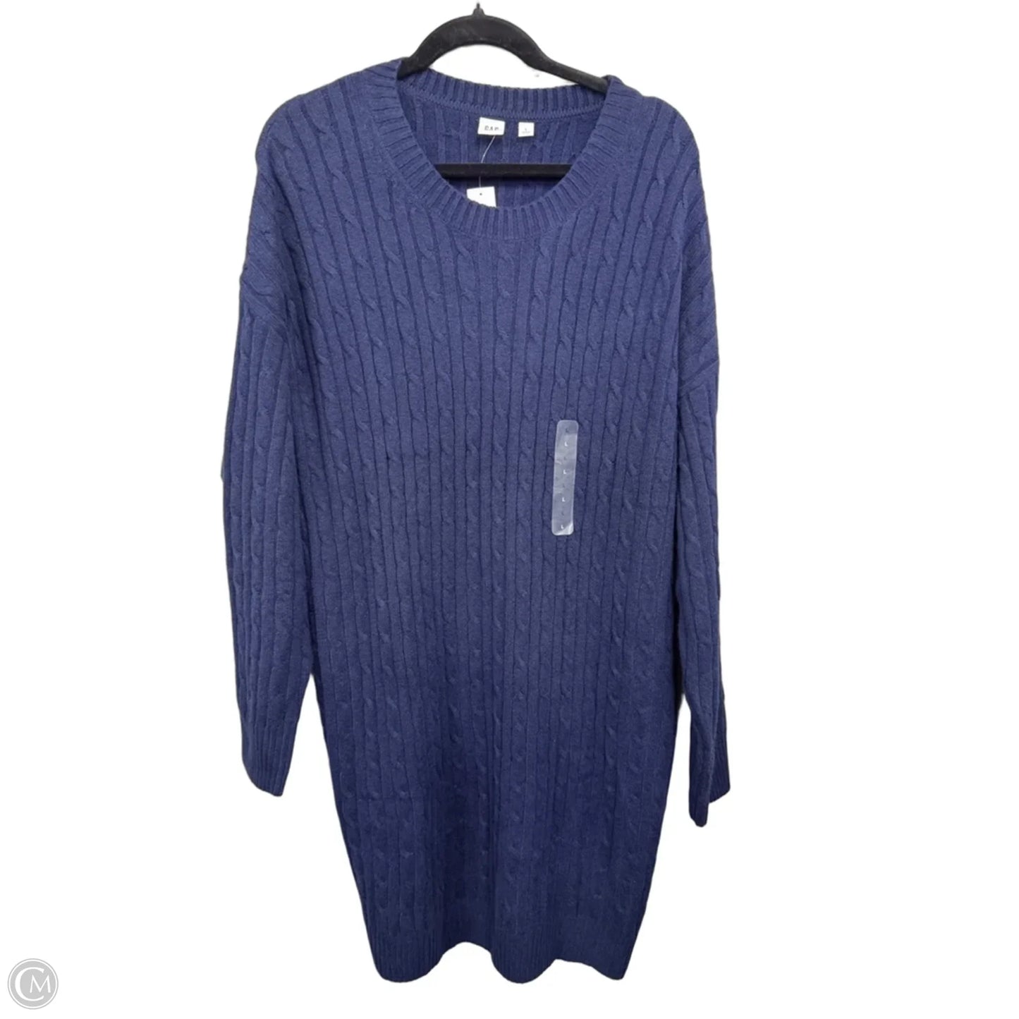 Dress Sweater By Gap In Navy, Size: L