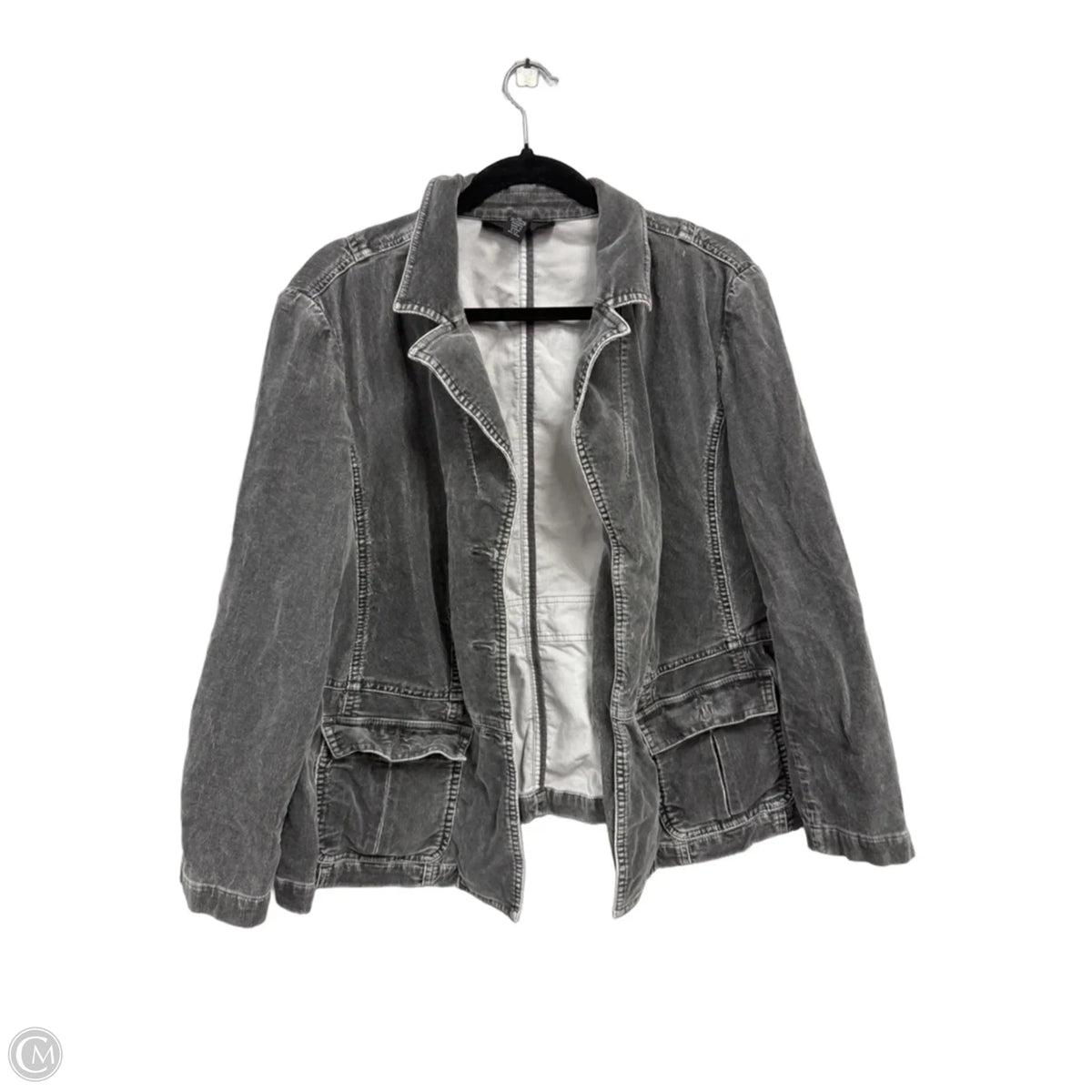 Jacket Other By Inc In Grey, Size: 2x