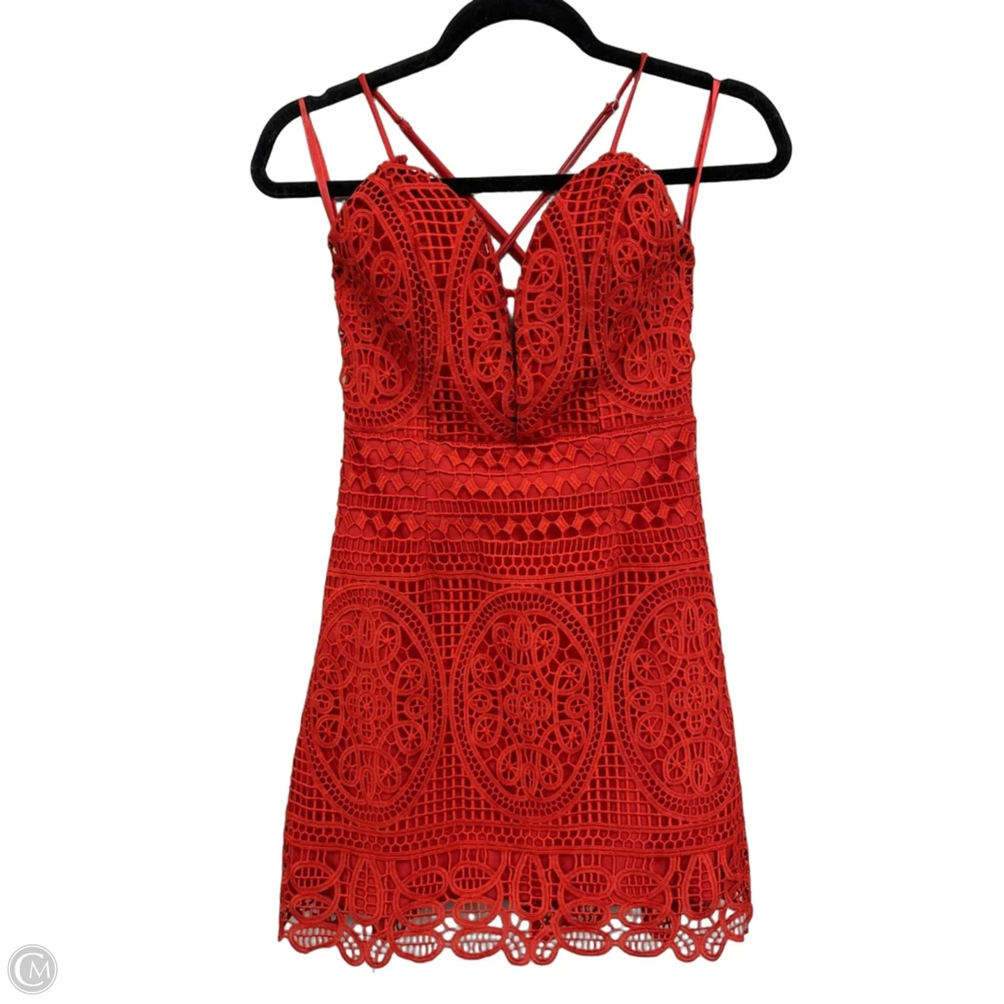 Dress Casual Short By Lovers & Friends In Orange, Size: Xs