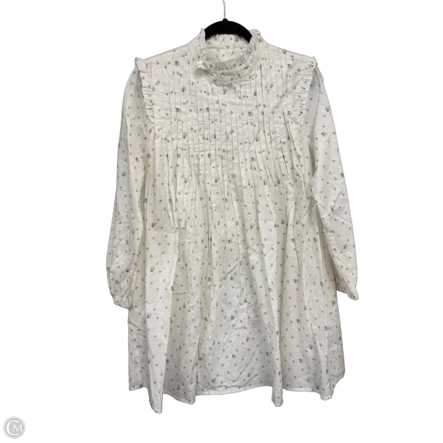 Dress Casual Short By English Factory In Pink & White, Size: Xs