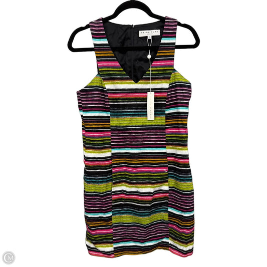 Dress Casual Short By Trina Turk In Black & Pink, Size: 4