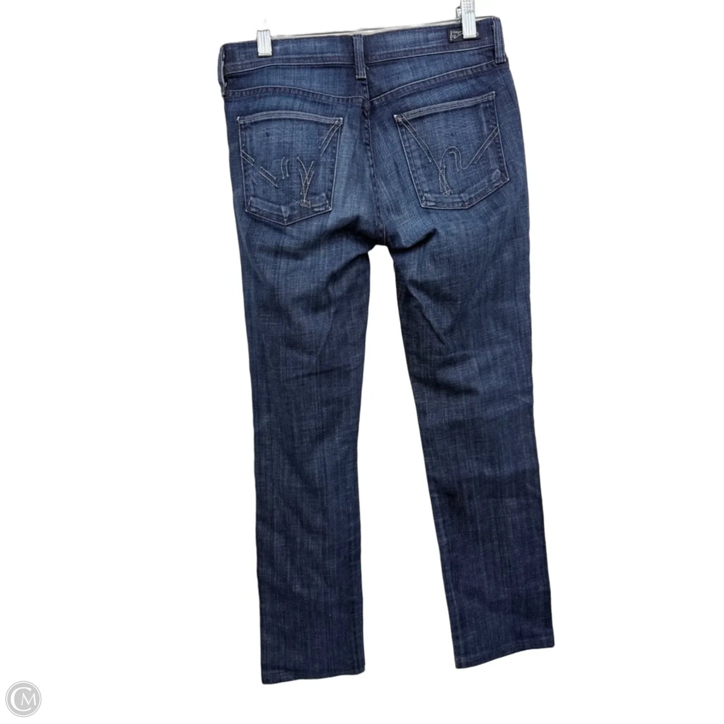 Jeans Straight By Citizens Of Humanity In Blue Denim, Size: 4