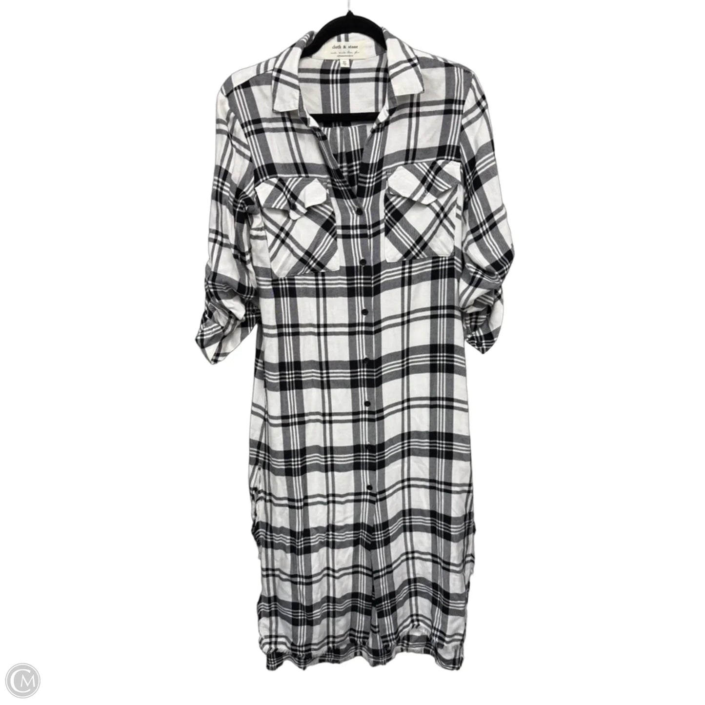 Dress Casual Maxi By Cloth And Stone In Black & White, Size: Xs