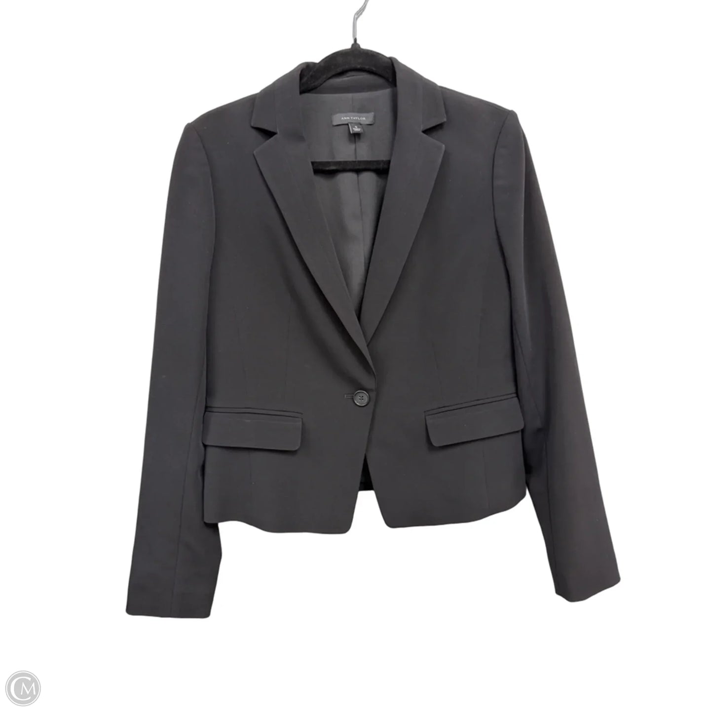 Blazer By Ann Taylor In Black, Size: 6